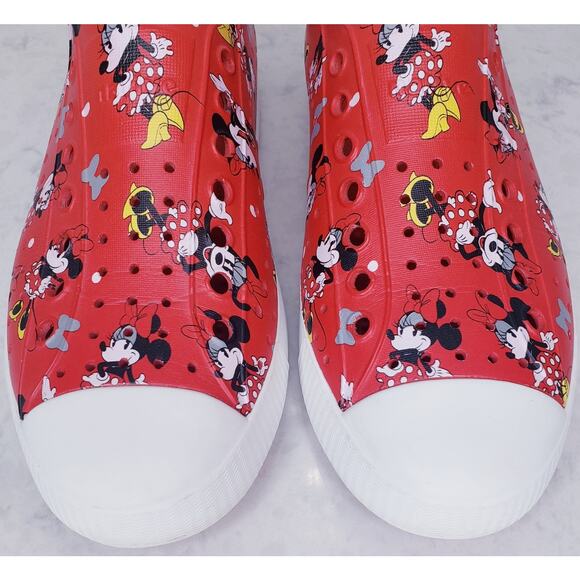 DISNEY X NATIVE Minnie Mouse Slip On Shoes Lightweight Unisex Size M6/W8 - Picture 8 of 13